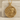 Athenian Owl Coin Pendant, gold vermeil, product photo on stone