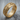 Slavic bird band ring, gold vermeil product photo