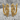 Winged Dragon Earring, gold vermeil, pair front view