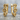 Striking Snake Earring, gold vermeil, product photo on stone