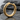 Segmented Hoop Earring, gold vermeil, product photo on stone
