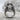 Kissing Lovers Ring, oxidized, front view on stone