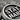 Stay Hard Ring, oxidized silver, close-up of raised stencil letters