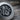 Masonic Square and Compasses Ring, oxidized silver, close-up of emblem face