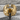 Hammered Cross Ring, gold vermeil, front product view on stone