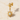 North Star Sunburst Drop Earring, gold vermeil, front view
