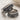 Ionic Column Ring, oxidized finish, studio product photo