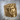 Jesus Face Ring, gold vermeil, product photo on stone