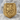 Welsh Dragon Ring, gold vermeil, front view on stone