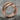 Viper Snake Bypass Ring, rose gold, product photo on stone