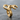 Mechanic Wrench Ring, gold vermeil, angled view on stone