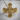 Interlaced Knotwork Celtic Cross Ring, gold vermeil, product photo