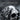 Foliate Skull Ring, oxidized, close-up view of foliate brow and carved details