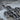 Eastern Orthodox Cross Pendant, oxidized silver, close-up view of crucifixion relief