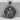 Saint Sergius of Radonezh Pendant, oxidized silver product photo