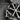 Chi-Rho Laurel Wreath Pendant, oxidized silver, close-up of wreath and letters