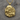 Wolf Pack Pendant, gold vermeil, angled product photo
