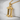 Gothic Zodiac Glyph Pendant, gold vermeil, front view