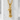 Gothic Numeral Pendant, gold vermeil, product view