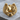 Horse Head Horseshoe Ring, gold vermeil, front view