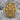 Floral cross signet ring in gold vermeil, angled product view