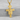 San Damiano Icon Cross Pendant in gold vermeil, front product photo