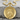 Hope Saint Jude Medal Pendant, gold vermeil, angled product photo