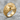 Naval Cross and Anchor Ring, gold vermeil, front product view