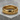 Decay Gradient Ring in gold vermeil, angled product photo