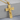 INRI Crucifix Vine Pendant, gold vermeil, product photo view