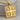 Jerusalem Cross Quartered Pendant, gold vermeil, front product photo