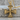 Templar Cross Hammered Pendant, gold vermeil, front product photo