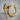 Viking Axe Huggie Earring, gold vermeil, product photo