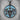 Undoer Knots Ribbon Pendant in black rhodium, front view medallion