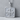 Jerusalem Cross Potent Pendant, polished silver, front product view
