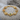 Seven Chakra Lotus Link Bracelet, gold vermeil, top view on white background