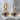 Evil eye lapis drop earring, gold vermeil, product photo
