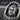 Buddha Face Halo Pendant, oxidized silver, close-up of face and lotus detail