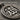 Allah Layered Medallion Pendant, oxidized, close-up of calligraphy and relief