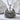 Crescent Star Relief Pendant, oxidized silver product view