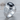 Hematite Helm Of Awe Ring in polished silver, product view