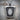 Mark Master Keystone Pendant, oxidized silver, angled product photo
