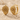 Marigold Ruffled Crown Huggie Earring, gold vermeil, product photo