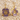Pansy Veined Petal Earring, gold vermeil, product view