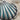 Scallop Tidal Groove Pendant, oxidized, close-up view of shell ribs and turquoise enamel