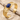 Lapis Crescent Crown Bracelet, gold vermeil, product view