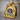 Masonic Mosaic Vault Pendant in gold vermeil, front view