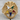Eastern Star Drapery Fan Ring, gold vermeil, product photo