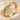 Entwined Roots Wedding Ring, gold vermeil, product view