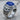 Masonic Lapis Coffered Ring, oxidized silver, angled studio product photo